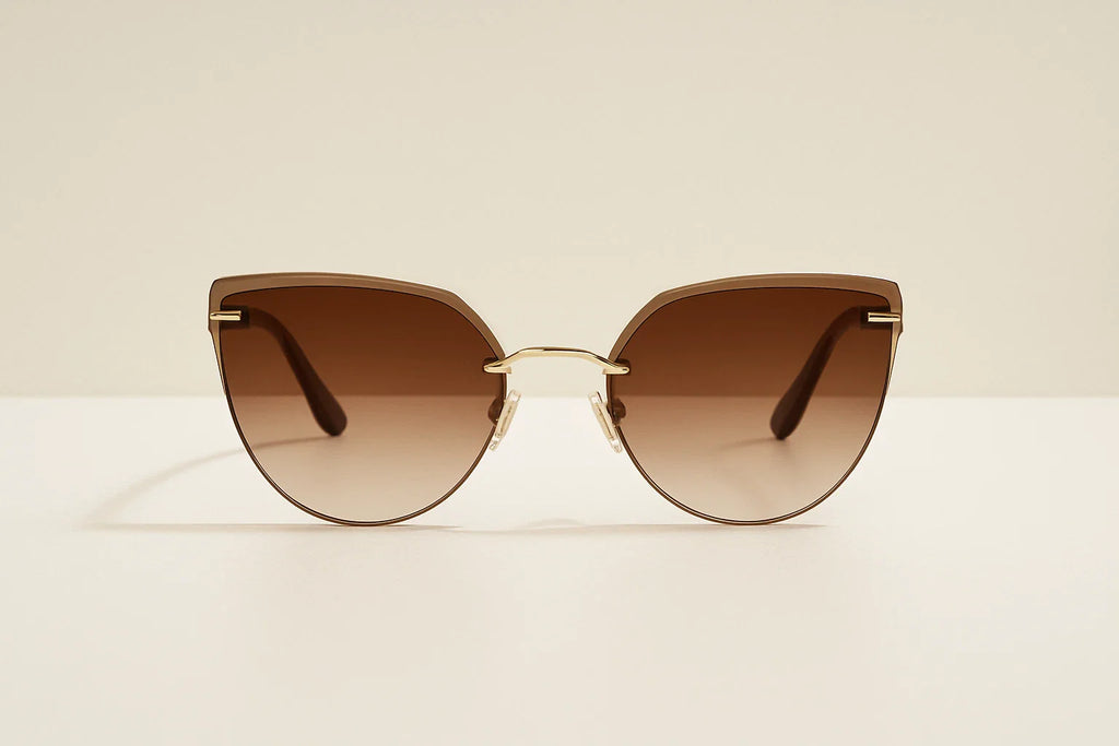 TIFFANY & Co. BROWN GOLD Gradient Women's Sunglasses TF3070 60213B